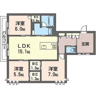 埼玉県さいたま市緑区大字三室【アパート】の間取り