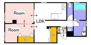 車屋ビル【2階】の間取り