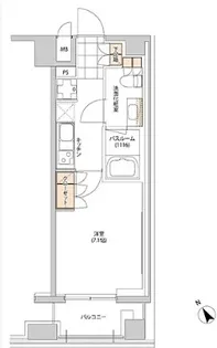 ヒューリック目白【8階】の間取り