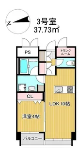 PAXレジデンス【3階】の間取り