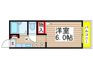 第2大神宮坂上ハイツI【2階】の間取り