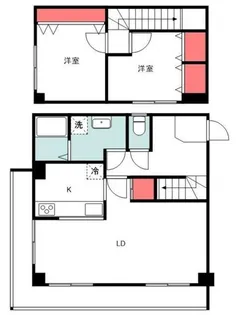 シティーハイム21【4階】の間取り