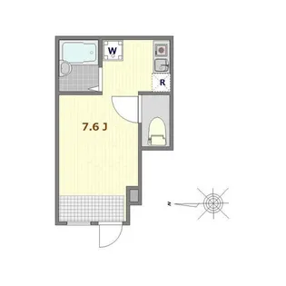 グレイスシールド烏丸【1階】の間取り