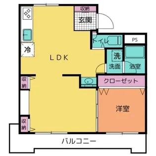 メゾン・ブレス【3階】の間取り
