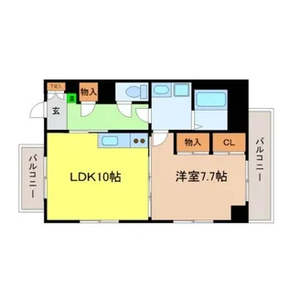愛知県名古屋市熱田区八番1【マンション】の間取り