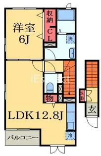 クレスト2【2階】の間取り