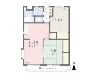 Y&M HIGH PIECE【3階】の間取り