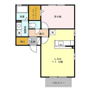 コンフォール【2階】の間取り