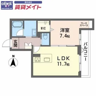 ReOrient 上浜町【1階】の間取り