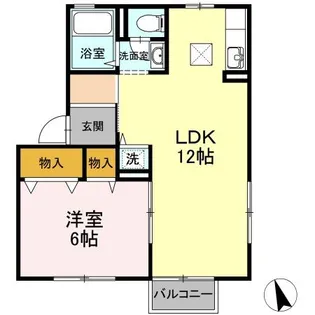 センチュリーガーデン H【1階】の間取り