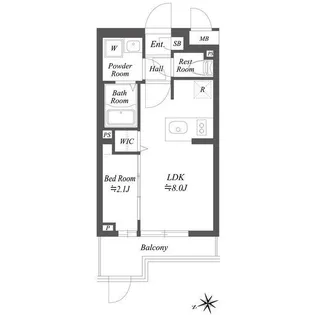 東京都世田谷区玉川台1【マンション】の間取り