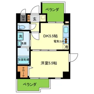 Belle Colline【4階】の間取り