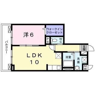 コロレアール セレステ【1階】の間取り