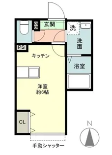 シアナ大成【1階】の間取り