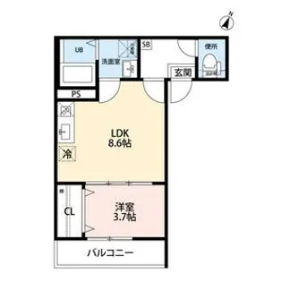 place des Rocco(プラス デ ロ【1階】の間取り