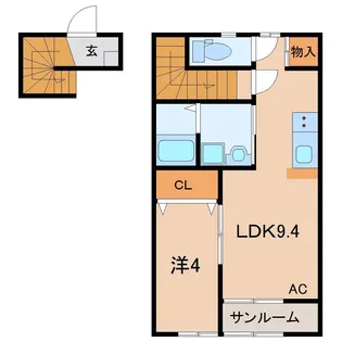 グレイス K【2階】の間取り