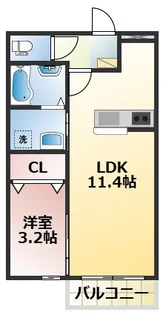 フィカーサII【2階】の間取り