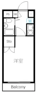セジュール武蔵野【4階】の間取り