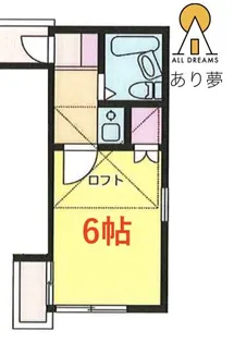 サクセス鶴見【1階】の間取り