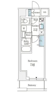 ラティエラ練馬【7階】の間取り