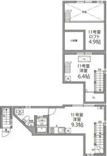 グランエッグス東大前の間取り