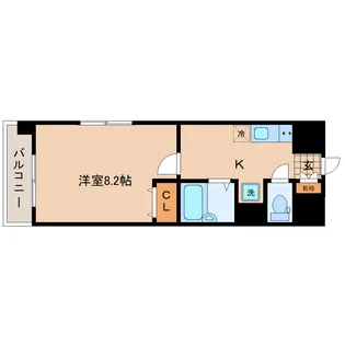 サンヴァーリオ新田駅前II【7階】の間取り