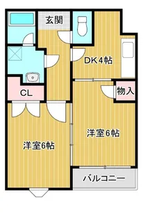 ラ・ヴィラ大沢野【2階】の間取り