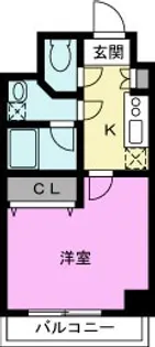 BIG FOREST【4階】の間取り