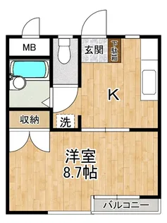 梅園マンション【2階】の間取り