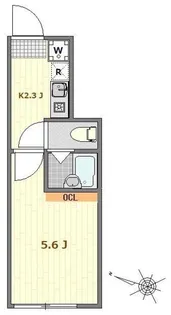 アーバングレイス阿佐ヶ谷【1階】の間取り