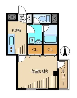 グーテンベルクELM【3階】の間取り