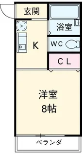 村瀬コーポ【2階】の間取り