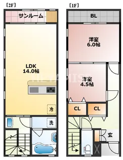 Porto Vista IIの間取り
