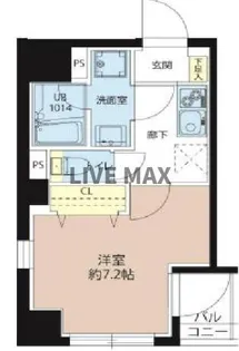 レオーネ東日本橋駅前II【6階】の間取り