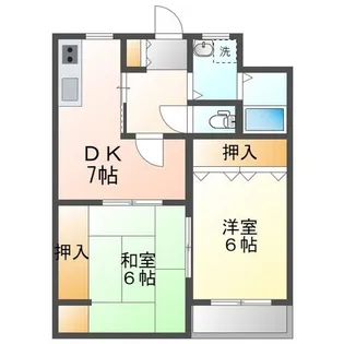 ガーデンコートひばり【3階】の間取り