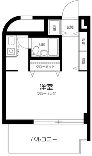 エムズフラット【1階】の間取り
