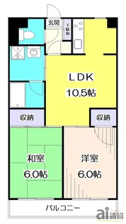 ラ・シェーヌハイツ【3階】の間取り