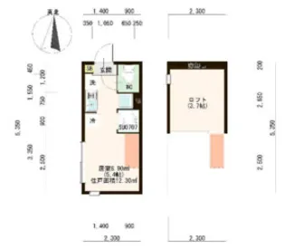 ハーモニーテラス上井草IV【2階】の間取り