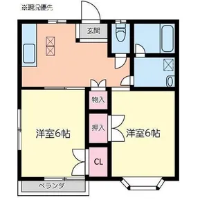 ピュアコートII【2階】の間取り