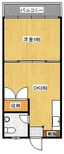 我那覇アパート【2階】の間取り