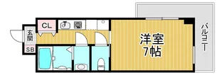 Lakia Apartment 武庫之荘【2階】の間取り