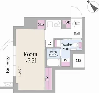 アーバンプレミア池尻大橋【5階】の間取り