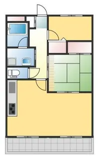 ライオンズマンション川口原町【3階】の間取り