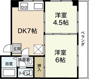 河元ビル【2階】の間取り