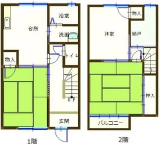 ガーデンハイツさとう【2階】の間取り