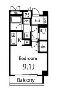ガーデン杉並方南【2階】の間取り