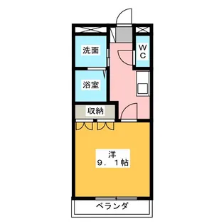 アソシアード18【1階】の間取り