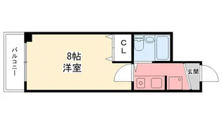 フロイデ里中【2階】の間取り