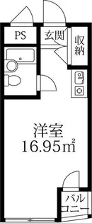 ノアーズアーク天満【6階】の間取り