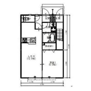 サンガーデン一橋【1階】の間取り